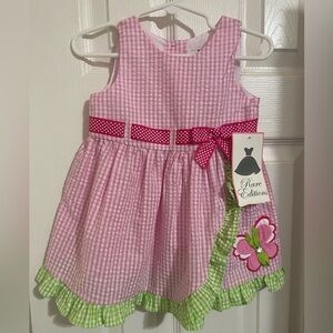 NWT Rare Editions Butterfly Dress